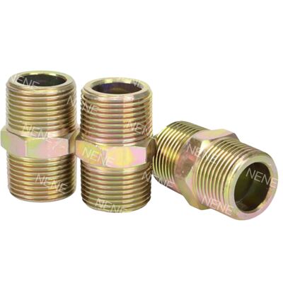 1/8" 1/4" फ्लैट मुंह संघ घटाने एडाप्टर कनेक्टिंग फिटिंग दोनों सिरों पर विभिन्न विनिर्देशों के साथ