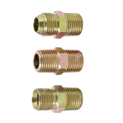 1 1/2 इंच गैल्वेनाइज्ड कार्बन स्टील न्यूमेटिक पाइप फिटिंग्स बीएसपी थ्रेड स्टैंडर्ड उपयुक्त माध्यम चिकनाई वाला तेल टिकाऊ कनेक्शन समाधान