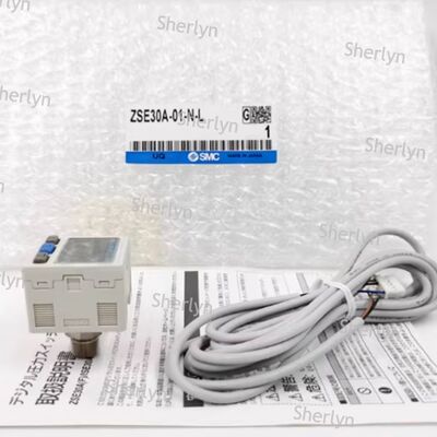 इंटेलिजेंट प्रेशर स्विच SMC ISE30A-01-E-L NPN आउटपुट