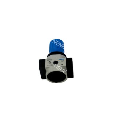 फेस्टो LR-1/8-D-MINI-MPA 8002274 जिंक अलॉय प्रेशर रेगुलेटर MPA गेज 0.5-12 बार G1/8 800L/मिनट सीधे संचालित डायाफ्राम मिनी प्रेशर रेगुलेटर