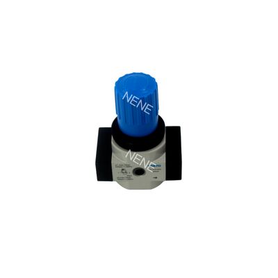 G1/4 1600L/min डाई कास्ट जिंक फेस्टो LR-1/4-D-7-MINI-MPA 8002289 दबाव नियामक 0.5-7bar सीधे संचालित डायफ्राम एमपीए गेज लॉक करने योग्य बटन के साथ