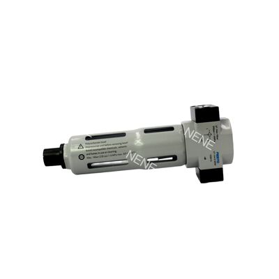 Festo 8002309 LFR-1/4-D-7-MINI-A-MPA फिल्टर नियामक पूरी तरह से स्वचालित ड्रेन 40μm G1/4 0.5-7bar के साथ MPA गेज