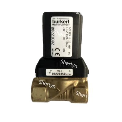 BURKERT 00221880 6281 सोलेनोइड वाल्व G1 2/2 NC उच्च तापमान द्रव नियंत्रण वाल्व