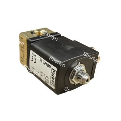 1.5W अल्ट्रा-लो पावर G1 1/4′′ 25mm FKM सील ब्रास सोलेनोइड वाल्व Burkert 00221888 24V DC 2/2 NC 0-120°C सर्वो-सहायता प्राप्त