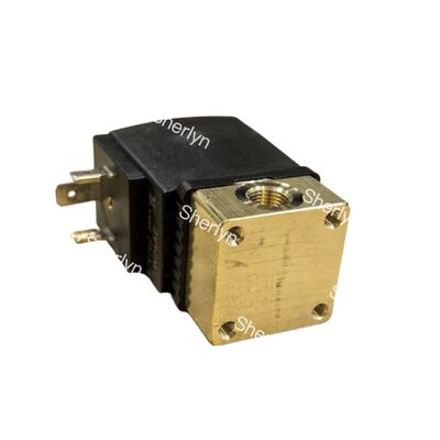1.5W अल्ट्रा-लो पावर G1 1/4′′ 25mm FKM सील ब्रास सोलेनोइड वाल्व Burkert 00221888 24V DC 2/2 NC 0-120°C सर्वो-सहायता प्राप्त
