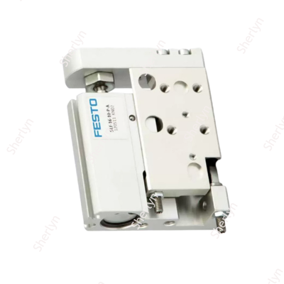 दो-तरफा लंबी स्ट्रोक मिनी पनीमैटिक मोशन यूनिट FESTO 170510 SLF-10-50-P-A, 10×50 मिमी पहनने के प्रतिरोधी एल्यूमीनियम निर्देशित स्लाइडर 360 डिग्री माउंटिंग और पोजीशन सेंसर सिग्नल फीडबैक का समर्थन करता है