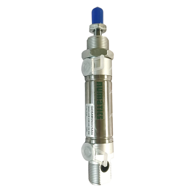 G435AGSN20A00 ASCO न्यूमेटिक्स सिलेंडर राउंड स्टेनलेस स्टील बैरल ISO 6432 सिलेंडर ISO 16030 के साथ