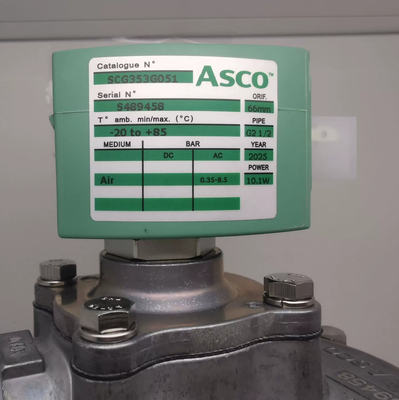 SCG353G051 ASCO विस्फोट प्रूफ पल्स वाल्व 2.5 इंच 353 सीरीज डस्ट रिमूवल सीमेंट प्लांट इलेक्ट्रोमैग्नेटिक पल्स वाल्व