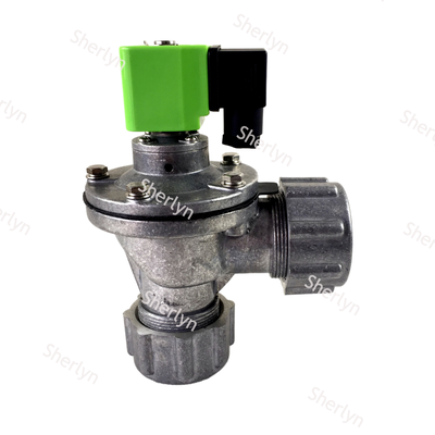 BFEC DMF-ZM-25 Dust Collector Pulse Valve, Right Angle With Nut Structure, Spare Part for Baghouse Equipment