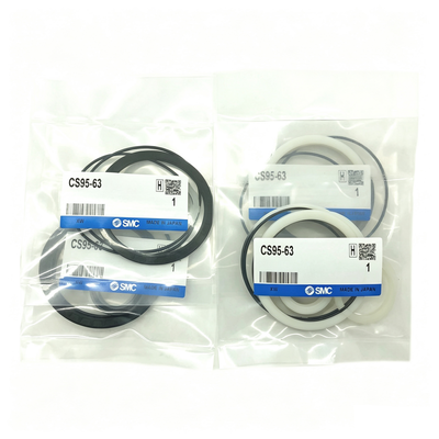 SMC Cylinder Seal Kit with NBR Seals for 32mm to 160mm Bore Sizes and Matching Lubrication Grease