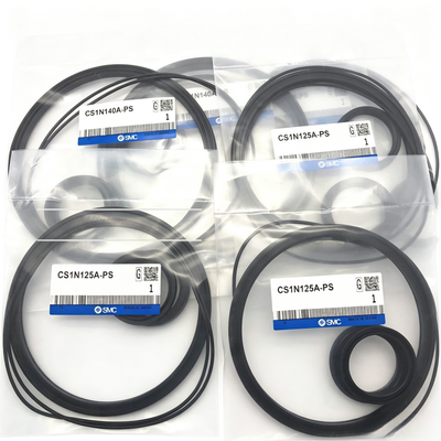 Compatible SMC Cylinder Overhaul Kit CS1‑300A‑PS / CS2‑300A‑PS NBR Sealing Spare Parts Includes Wiper Ring For CS1 CS2 Heavy Duty Cylinder Replacement