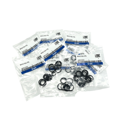 SMC MXQ20‑PS Pneumatic Actuator Seal Repair Kit Wear Resistant NBR Sealing Assembly For MXQ 20Mm Bore Compact Linear Slide Table Industrial Automation Pneumatic System Service