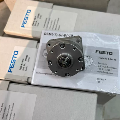 Size 25 Double-Acting Rotary Vane Pneumatic Swing Cylinder with 270° Swivel Angle for Jig Angle Switching