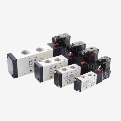 एयरटैक AC220V DC24V सोलनॉइड कॉइल 4V सीरीज न्यूमेटिक सोलनॉइड वाल्व के लिए अलग रिप्लेसमेंट कॉइल F क्लास इंसुलेशन डीन कनेक्टर वाइड वोल्टेज टॉलरेंस