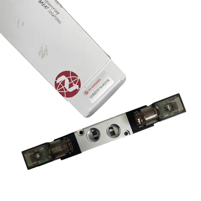 G3/8 डबल सोलनॉइड लैचिंग वाल्व NORGREN VCB22C511A-AC213L 24VDC 5/2 कन्वेयर सिस्टम के लिए वायवीय दिशात्मक वाल्व 1800 L/min प्रवाह
