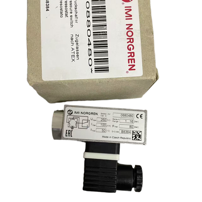 विस्फोट प्रूफ NORGREN 0880480 दबाव स्विच G1/4 थ्रेड 1 से 16bar खतरनाक स्थान के लिए दबाव नियंत्रण स्विच