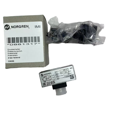 0.5-8bar Industrial Pressure Switch IMI NORGREN 0881317 Pressure Alarm Switch for Conveyor Equipment