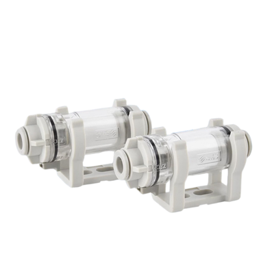 SMC ZFC100‑06 ZFC200‑06 Compact Vacuum Air Filter One‑Touch Quick Connect Fitting Cartridge‑Style Replaceable Filter Element With Anti‑Scatter Lock Mechanism For 6mm Pneumatic Tubing