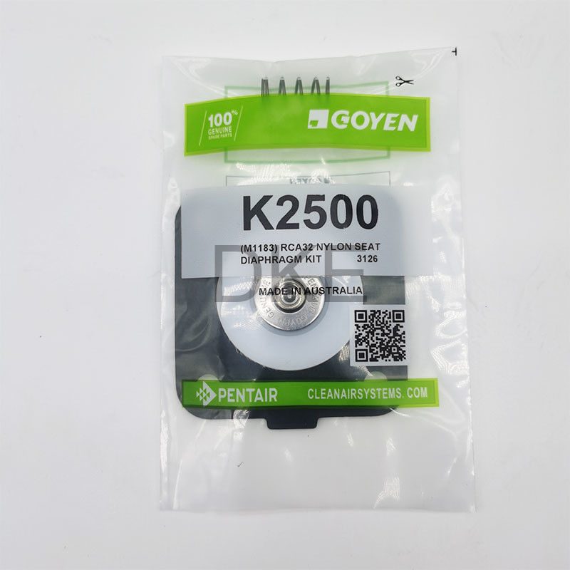 Goyen नाइट्राइल पल्स वाल्व डायफ्राम सहायक उपकरण K2500 M1183 CA/RCA32 T * 0-0.8MPa