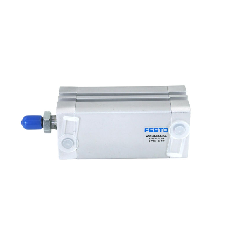FESTO ADN-32-60-A-P-A 536276 कॉम्पैक्ट सिलेंडर स्ट्रोक 60 मिमी पिस्टन व्यास 32 मिमी पिस्टन रॉड धागा M10x125