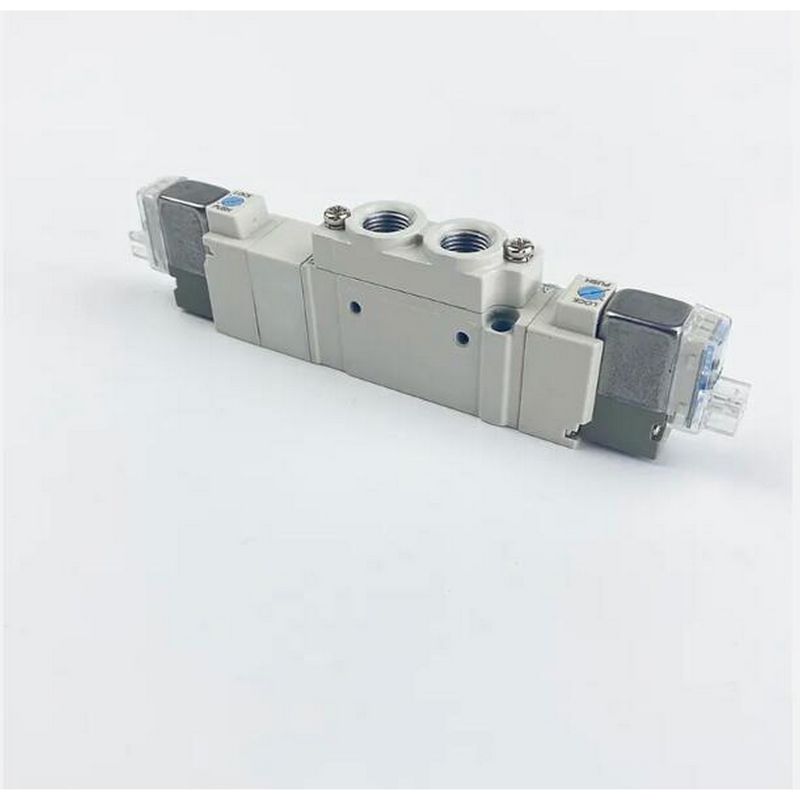 SMC SY5320-6LZD-C8 DC12V सोलेनोइड वाल्व वन-टच फिटिंग 3 पोजीशन बंद सेंटर पोर्ट आकार ø8