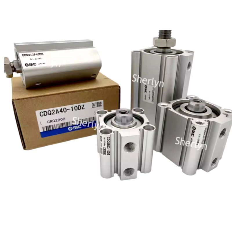 एसएमसी सीक्यू2 सीरीज़ कॉम्पैक्ट सिलेंडर सीक्यू2ए12-15डी मानक प्रकार डबल एक्टिंग सिंगल रॉड