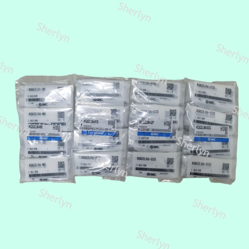 SMC KQG2L04-01S सीलेंट के साथ 90 डिग्री कोहनी 316 स्टेनलेस स्टील 4 मिमी X R1/8