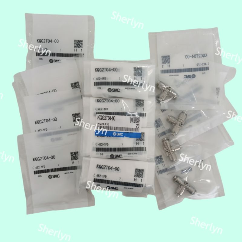 SMC स्टेनलेस स्टील संयुक्त KQG2T04-00 KQG2T श्रृंखला एक स्पर्श फिटिंग 4E2-1FD/KQ2AA33