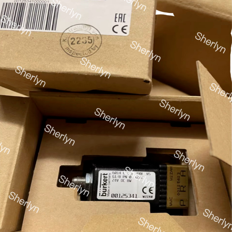 Burkert Solenoid Valve 00221658 Brass Valve Body 6213 Type G3/4 2/2 Normally Closed
