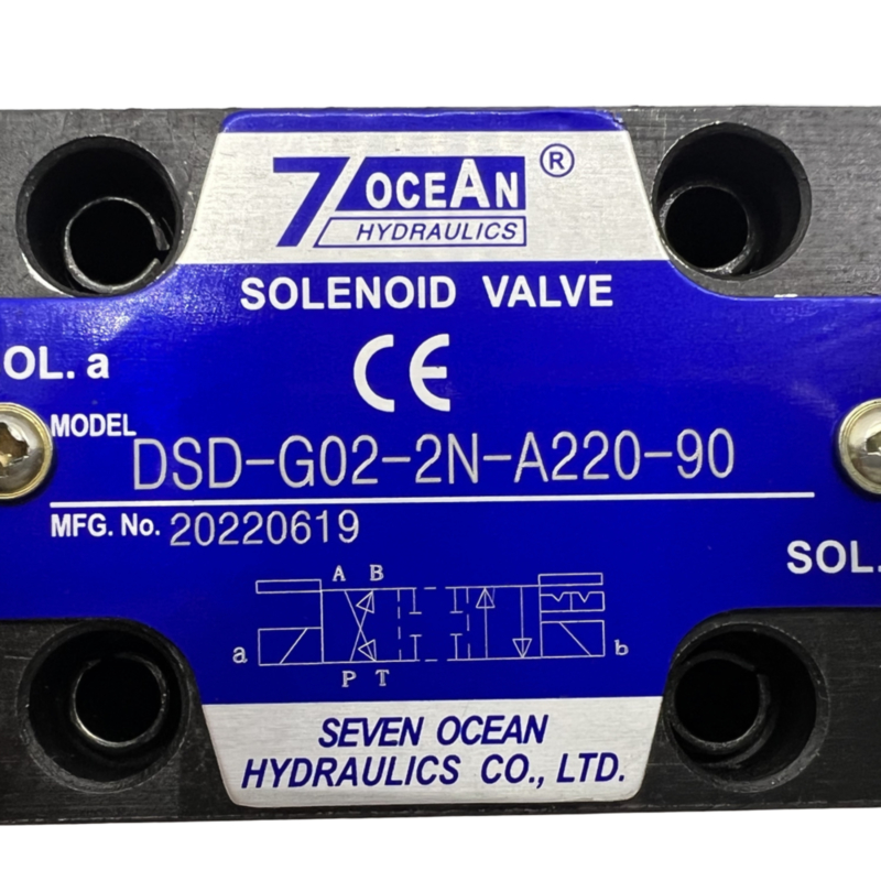 7 OCEAN Pneumatic Solenoid Valve DSD-G02-2N-A220-90 AC220 वोल्टेज दिशा नियंत्रण वाल्व