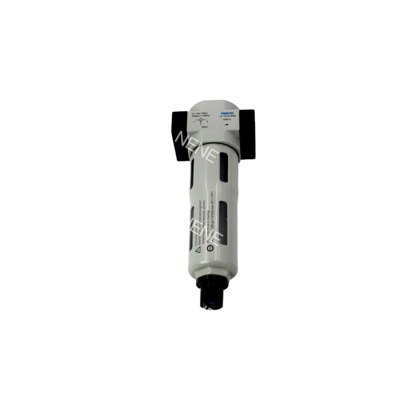 न्यूमेटिक एयर लाइन फिल्टर फेस्टो LF-1/8-D-MINI-A 159616 0.5-12 बार G1/8 जिंक अलॉय 40 माइक्रोन FRL यूनिट के लिए पूरी तरह से स्वचालित ड्रेन मिनी साइज़