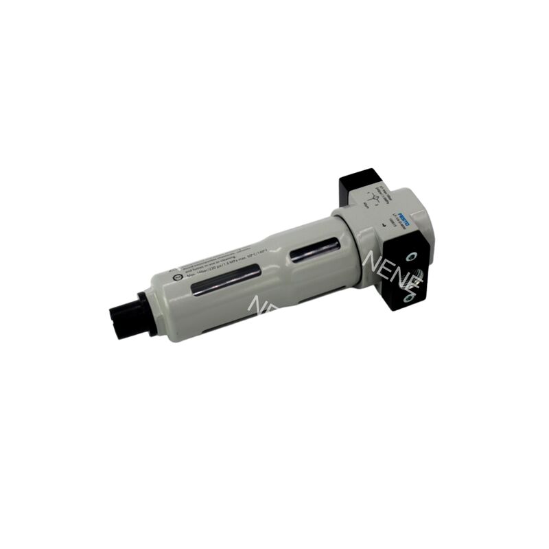 मैन्युअल ड्रेन फ़िल्टर रेगुलेटर फेस्टो LFR-1/4-D-MINI-MPA 8002279 G1/4 40µm जिंक अलॉय 0.5-12bar MPA गेज के साथ
