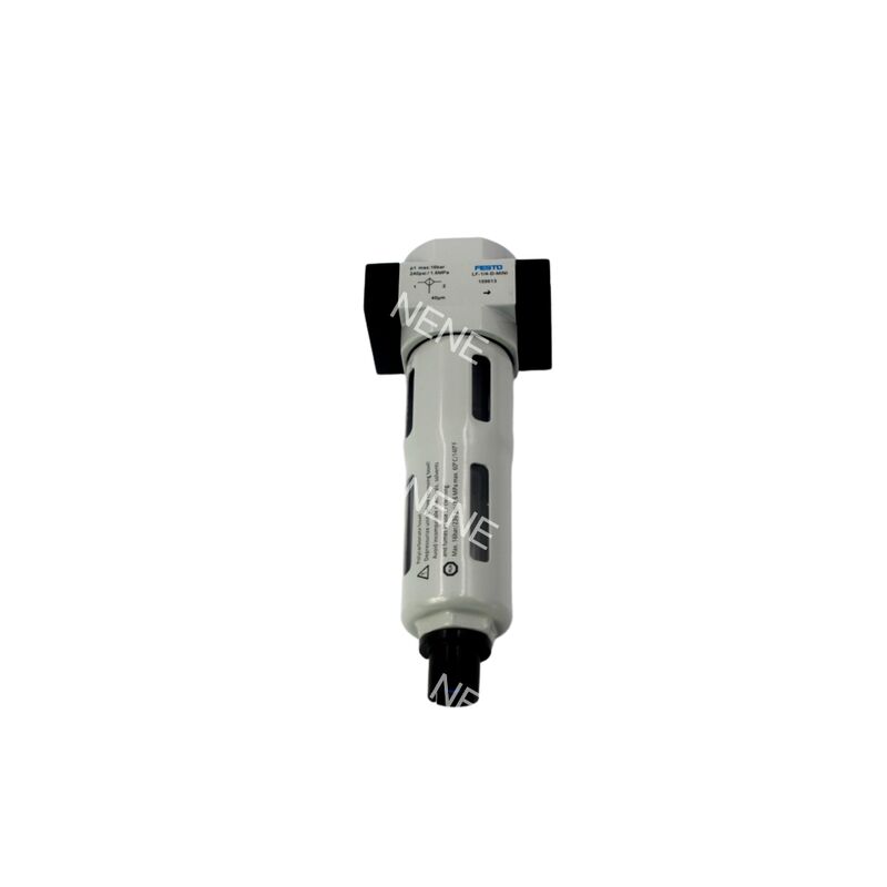 Festo 8002309 LFR-1/4-D-7-MINI-A-MPA फिल्टर नियामक पूरी तरह से स्वचालित ड्रेन 40μm G1/4 0.5-7bar के साथ MPA गेज